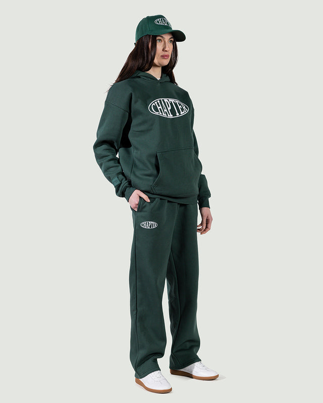 هودي أخضر بشعار تشابتر