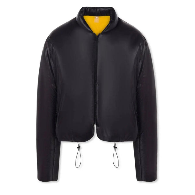 SKULL Men Puffer Jacket - Black badcompany12