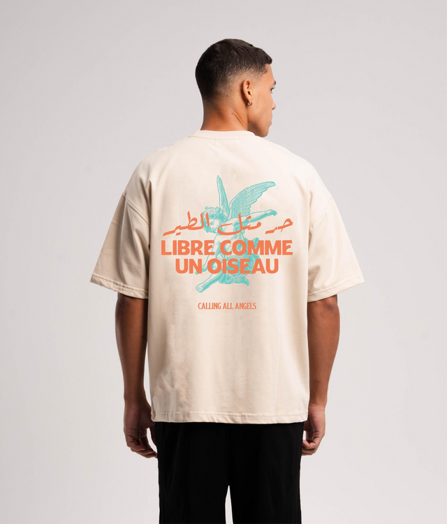 تي شيرت كولينج أول أنجلز حر مثل الطير بيج