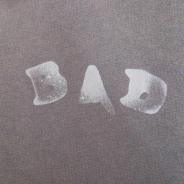 MULTI CORD-BAD HOODIE - WASHED GREY - KIDS badcompany12