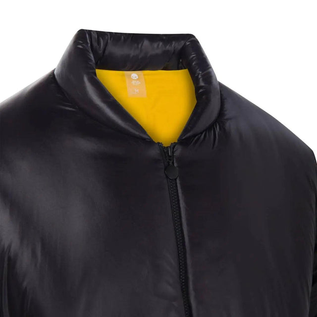 SKULL Men Puffer Jacket - Black badcompany12