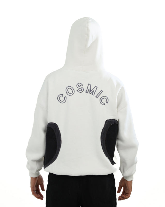 White Cosmic Hoodie - Unisex