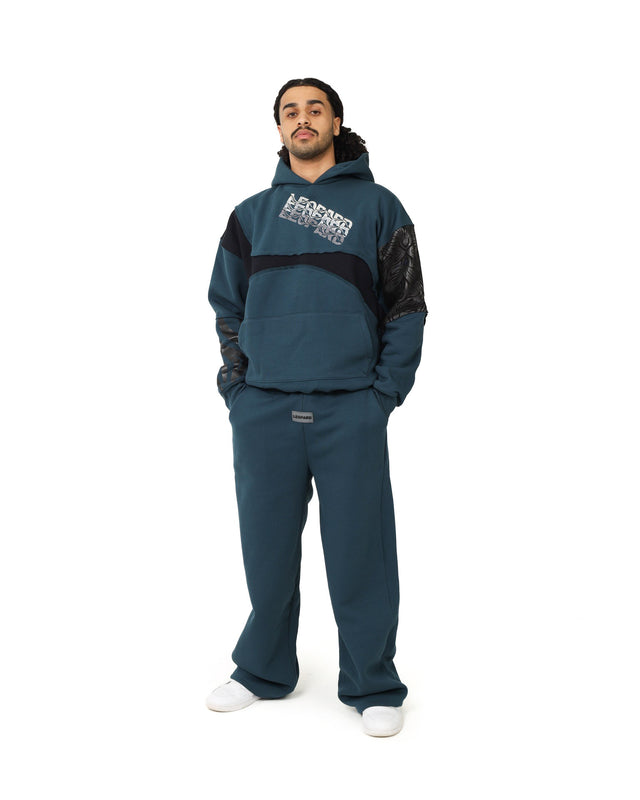 Leopard Deep Teal Set