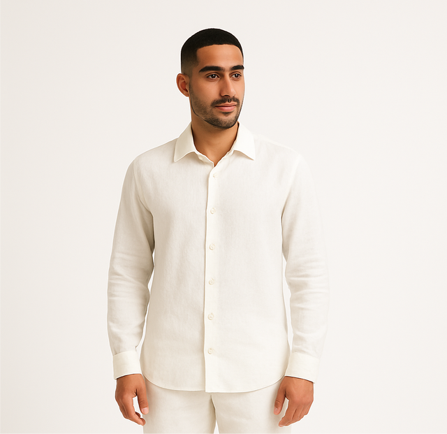 قميص كتان أبيض من تشابتر R1 x