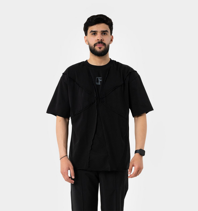 OF Black Stitching T-shirt