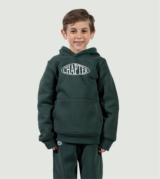 هودي أخضر تشابتر أساسي للأطفال