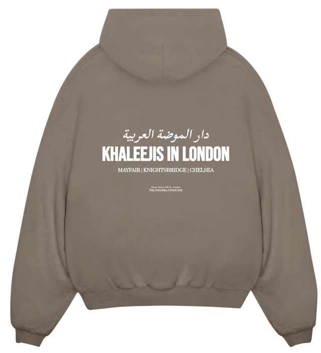 Taupe Khaleejis in London Hoodie