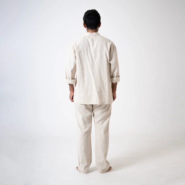 Beige Linen Pants Palette Linen