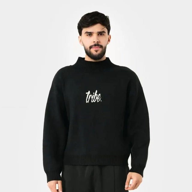 Black Logo Sweater Tribe