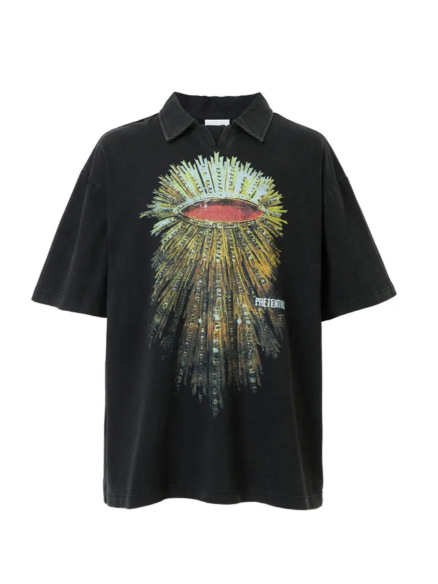 Black Polo Eye T-shirt F2CE