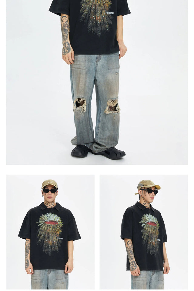 Black Polo Eye T-shirt F2CE