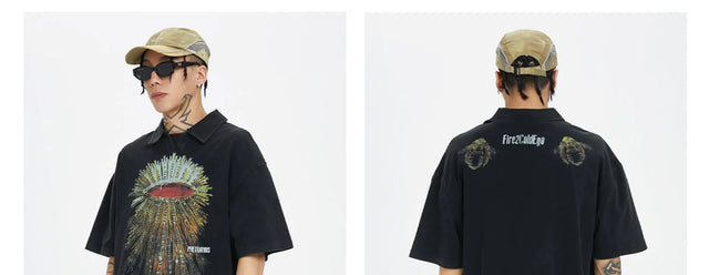 Black Polo Eye T-shirt F2CE