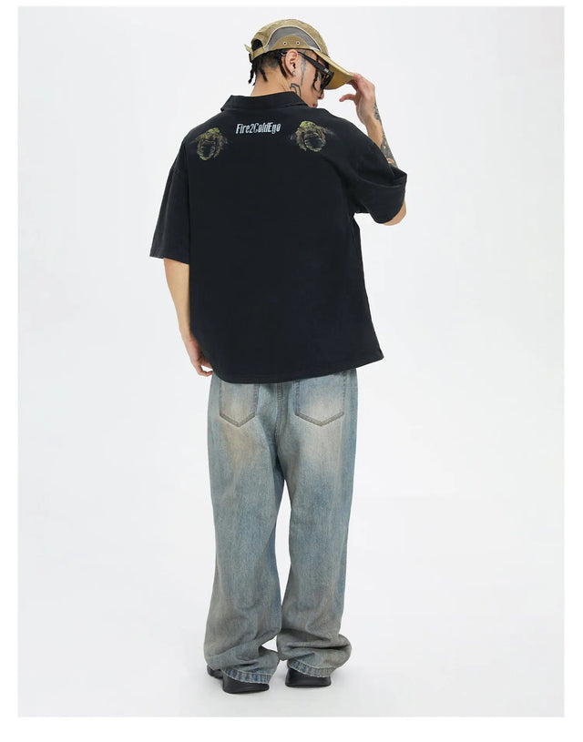 Black Polo Eye T-shirt F2CE