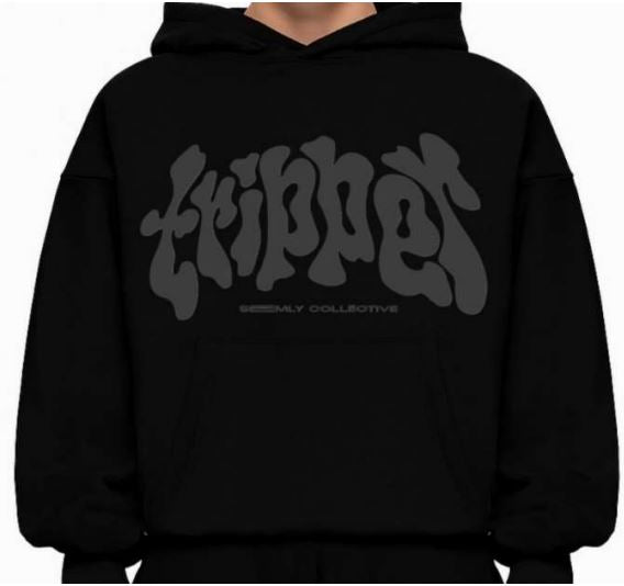 Seemly Black Tripper Hoodie