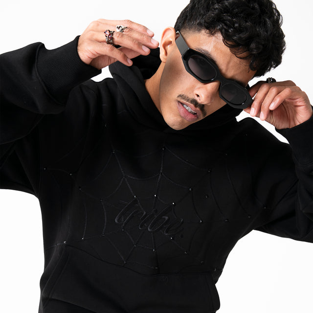 Black Strass Hoodie