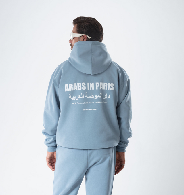 Blue Arabs in Paris Hoodie