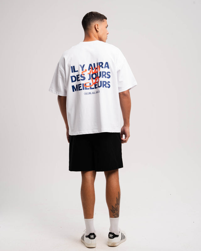 تي شيرت كولينج أول أنجلز القادم أجمل أبيض