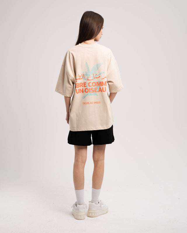 تي شيرت كولينج أول أنجلز حر مثل الطير بيج