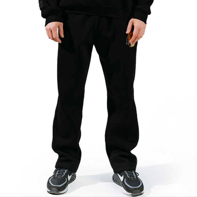 بنطلون رياضي تشابتر أسود بشعار C