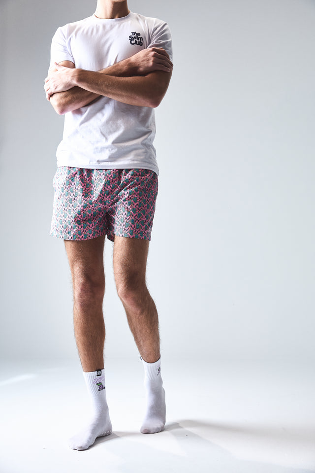 Pink Ocean Wanderer Swim Shorts from The Retail Club