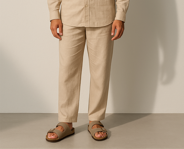 Chapter Beige Linen Pants