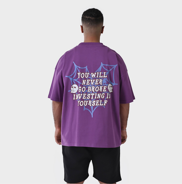 Purple Skull Logo T-shirt