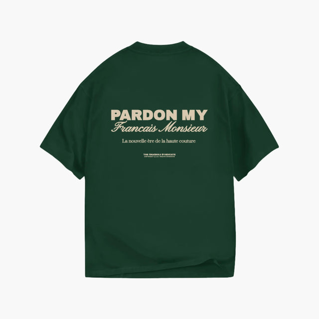 Green Pardon My French T-shirt Shashka