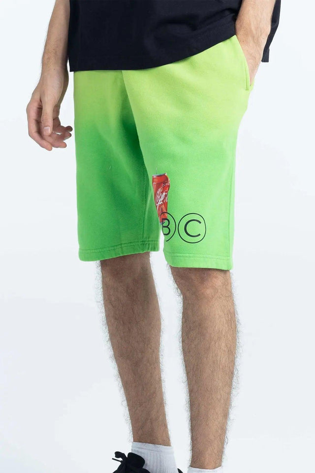 GREEN BAD GRADIENT SHORT badcompany12