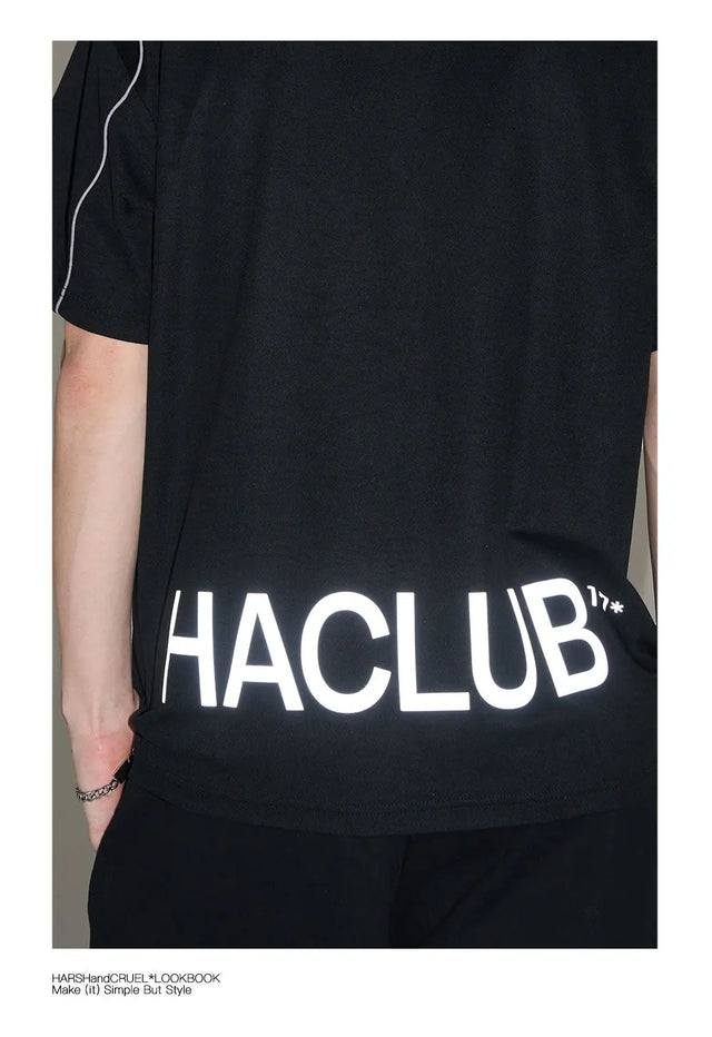 H&C Black & White Logo Football Jersey Harsh & Cruel