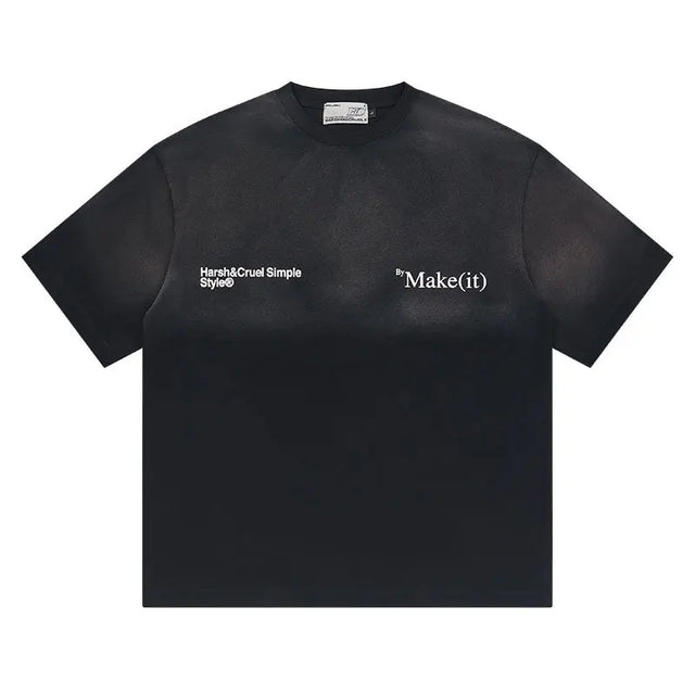 H&C Grey Gradient T-shirt Harsh & Cruel