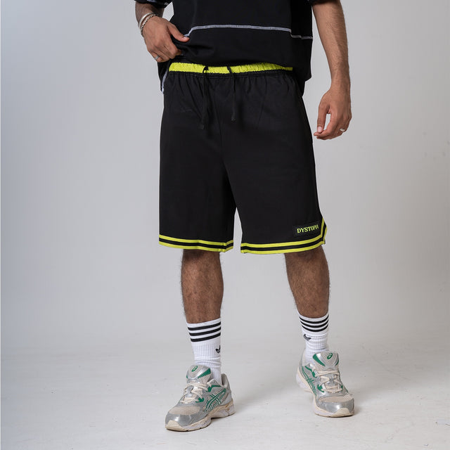 Black Dystopia Basketball Shorts