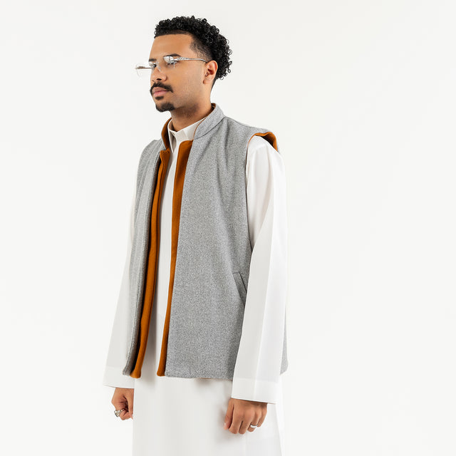 ان سديري دبل فيس برتقالي × رمادي