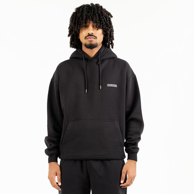 Dystopia Black Patch Hoodie Unisex