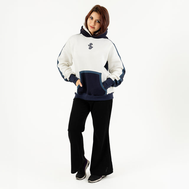 هودي بلوجو سبايسر - أوف وايت/ أزرق