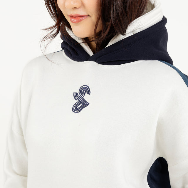 هودي بلوجو سبايسر - أوف وايت/ أزرق