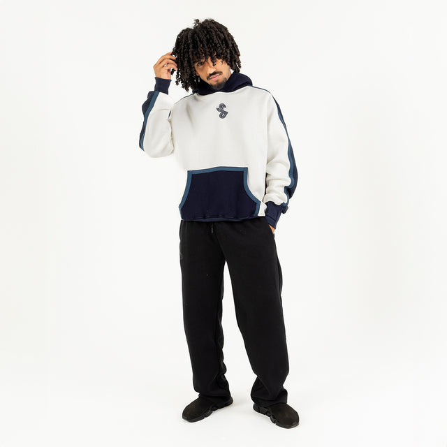 هودي بلوجو سبايسر - أوف وايت/ أزرق