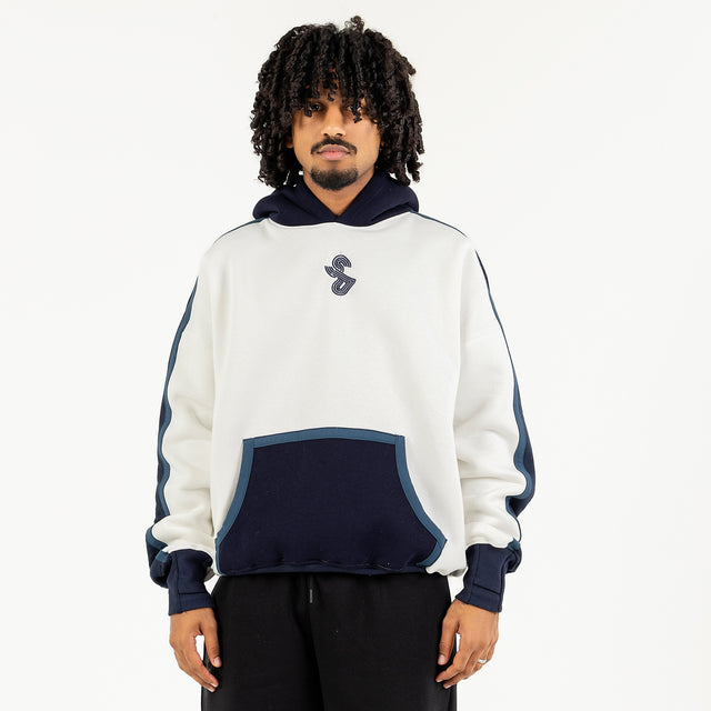 هودي بلوجو سبايسر - أوف وايت/ أزرق