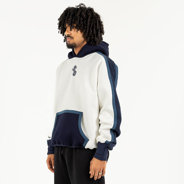 هودي بلوجو سبايسر - أوف وايت/ أزرق