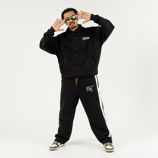 هودي أسود "لا تنسى ان تعيش"