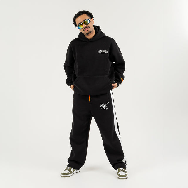 هودي أسود "لا تنسى ان تعيش"