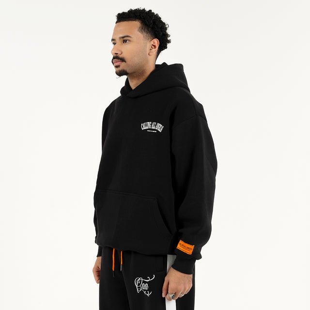 هودي أسود "لا تنسى ان تعيش"