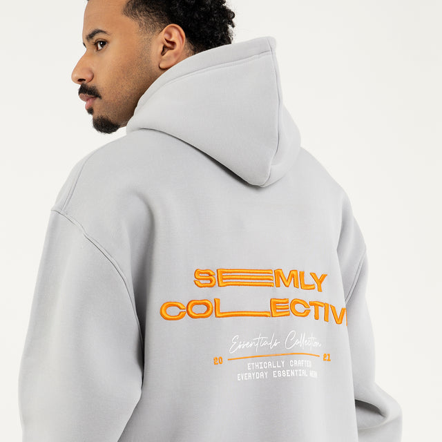 هودي رمادي كوليكتف سيملي