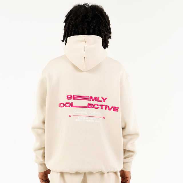 Beige Seemly Collective Hoodie