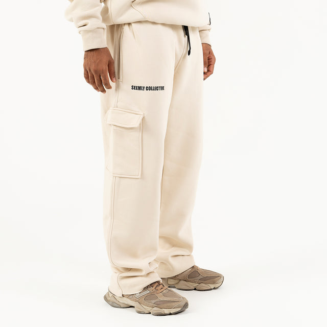 Beige Seemly Sweatpants