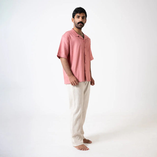 Pink Linen Shirt Palette Linen