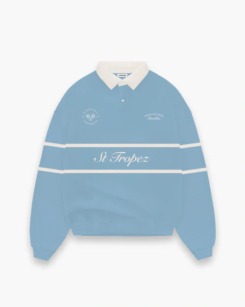 سويت شيرت تنس بولو أزرق