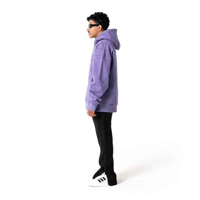 Purple Web Hoodie