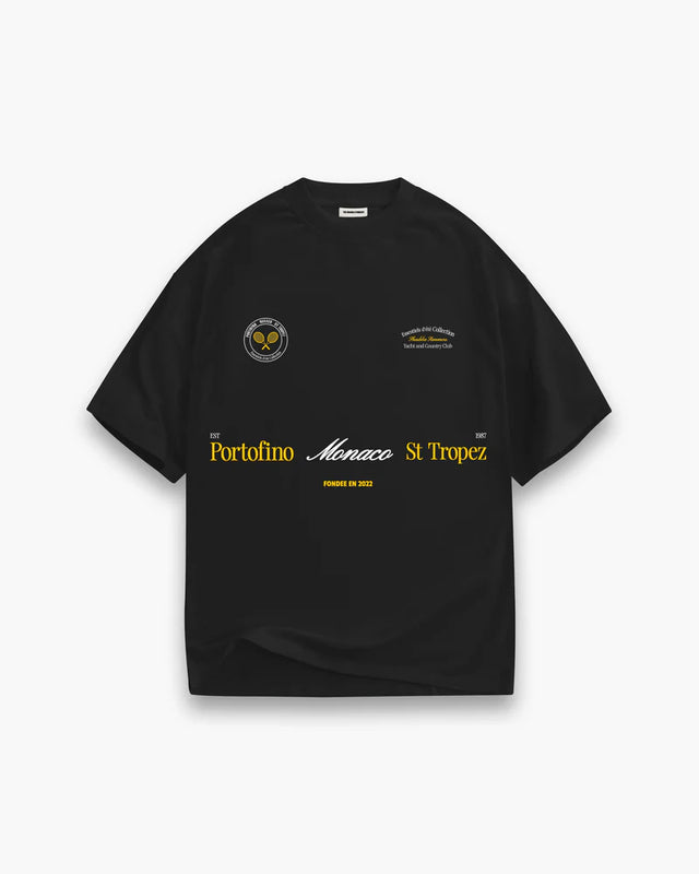 تي شيرت شاشكا أسود كانتري كلوب