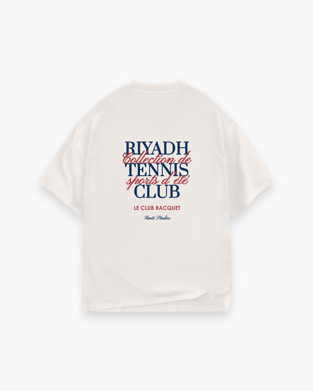 تيشيرت نادي الرياض للتنس كريمي