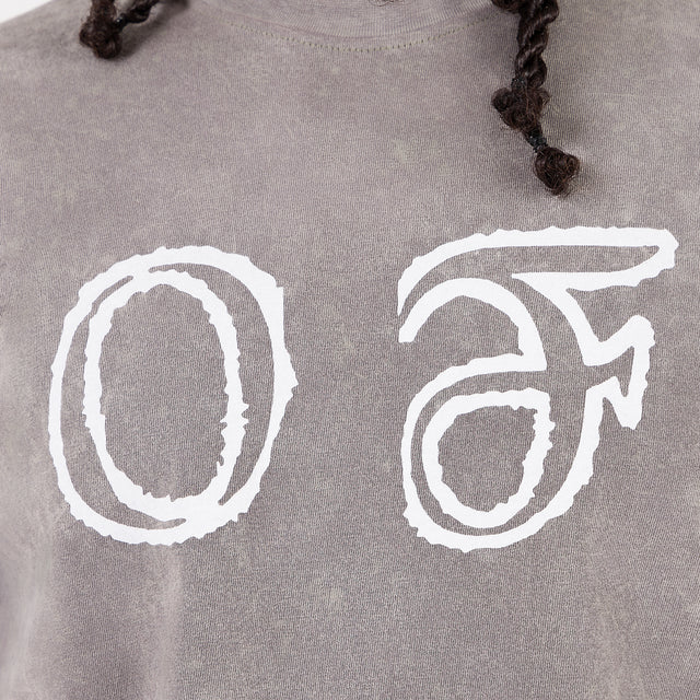 Grey Washed Other Face Logo T-shirt